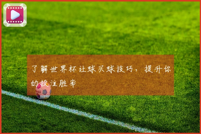了解世界杯让球买球技巧，提升你的投注胜率