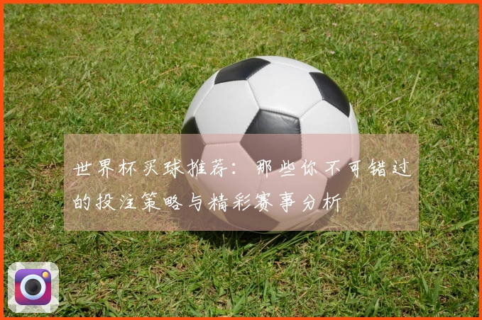 世界杯买球推荐：那些你不可错过的投注策略与精彩赛事分析